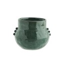 petit cache pot vert fonce gres elegant chic madam stoltz