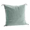 grand coussin velours vert d eau menthe madam stoltz