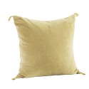 grande housse coussin velours jaune ble madam stoltz