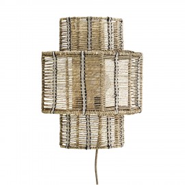 applique murale naturelle herbier tresse corde madam stoltz