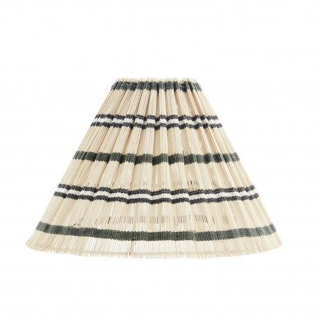 abat jour naturel lampe suspension bambou cone madam stoltz