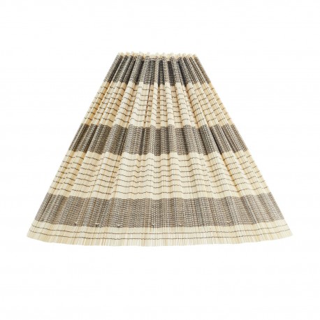 abat jour lampe naturel cone bambou beige brun madam stoltz