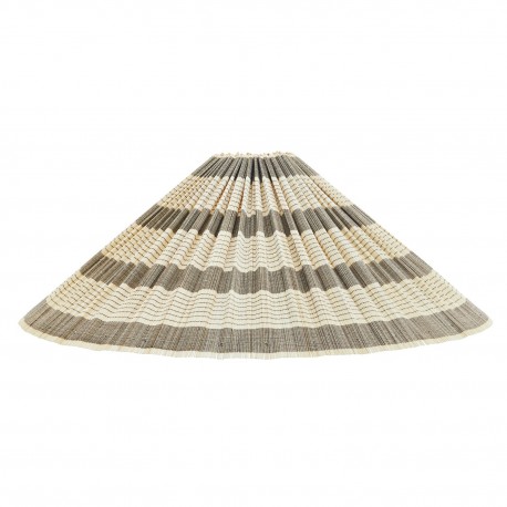 abat jour suspension naturel bambou conique evase madam stoltz