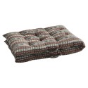 grand matelas de sol assise tisse ikat motif marron brun madam stoltz