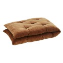 matelas pour banc banquette assise velours orange brique madam stoltz