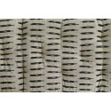 coussin long banc banquette coton tisse ikat beige noir madam stoltz