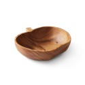 bol sculpte en bois acacia forme de pomme hk living