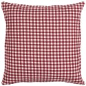 grande housse de coussin carre petits carreaux rouge blanc ib laursen