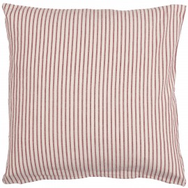 grande housse coussin coton raye rouge blanc ib laursen