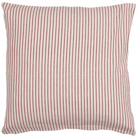 grande housse coussin coton raye rouge blanc ib laursen