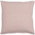 grande housse coussin coton raye rouge blanc ib laursen