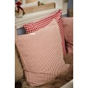 grande housse coussin coton raye rouge blanc ib laursen