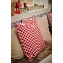 grande housse coussin coton raye rouge blanc ib laursen