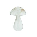 champignon decoratif en verre blanc beige madam stoltz