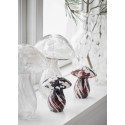 champignon en verre decoratif marron madam stoltz