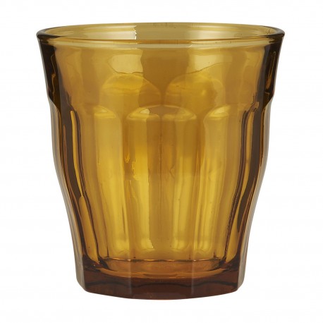 verre a eau vintage retro marron ambre ib laursen