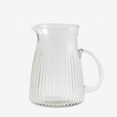 carafe a eau verre strie nordal perilla