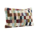 housse coussin laine tufte damier multicolore madam stoltz