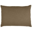 housse coussin lin rectangulaire chocolat marron ib laursen