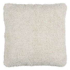 grande housse coussin poilu tufte moelleux blanc coton ib laursen