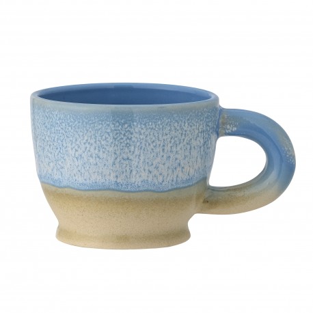 mug artisanal gres bleu pastel bloomingville safie