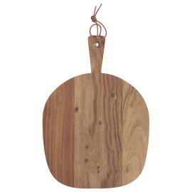 planche a decouper ronde bois acacia poignee a suspendre ib laursen