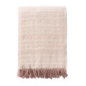 couverture epaisse chaude laine agneau rose pale clair klippan alm