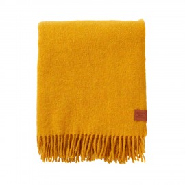 plaid chaud laine recyclee jaune klippan true