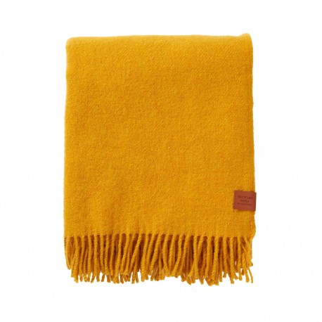 plaid chaud laine recyclee jaune klippan true