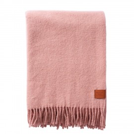 plaid rose pastel clair laine recyclee klippan true