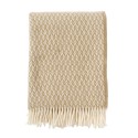 couverture plaid beige laine agneau klippan lovik