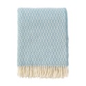 plaid laine bleu poudre pastel klippan lovik