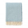 plaid laine bleu poudre pastel klippan lovik