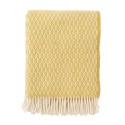 couverture plaid laine agneau jaune klippan lovik