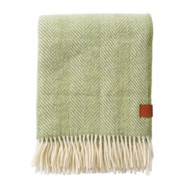 Plaid laine recyclée Klippan Herringbone