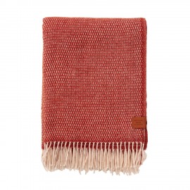 plaid chic merinos doux chaud rouge klippan hugo