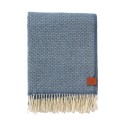 couverture laine merinos bleu chic klippan hugo