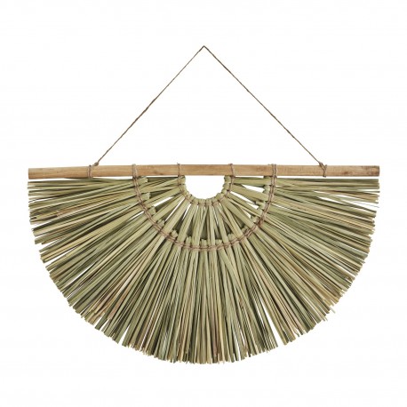 decoration murale naturelle jonc de mer ethnique madam stoltz