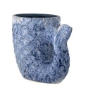 petit vase gres bleu poisson bloomingville ariella