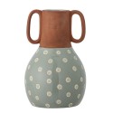 vase gres peint vert clair jade terracotta bloomingville hercule