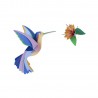 Oiseau décoratif mural colibri Studio Roof Hummingbird