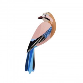 oiseau papier decoratif mural geai studio roof jay