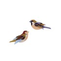 oiseaux decoratifs carton moineaux studio roof sparrows