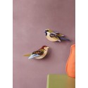 oiseaux decoratifs carton moineaux studio roof sparrows