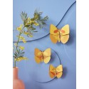 papillons jaunes decoration murale studio roof yellow butterflies set de 3