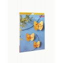 papillons jaunes decoration murale studio roof yellow butterflies set de 3