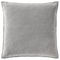 grande housse de coussin velours qualité epais uni gris clair ib laursen