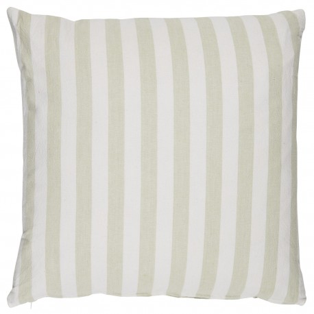 grande housse coussin rayures vert clair coton ib laursen