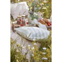 grande housse coussin rayures vert clair coton ib laursen