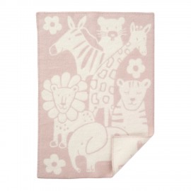 couverture bebe rose laine agneau bio klippan picnic